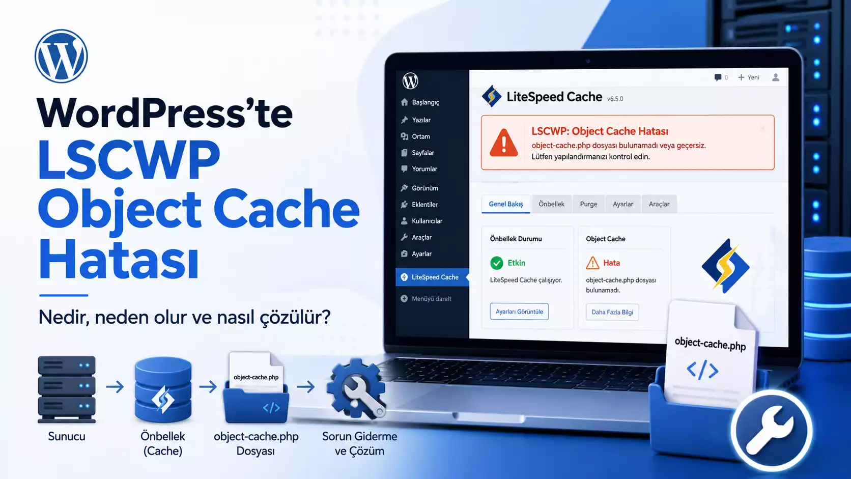 WordPress’te “Can NOT find LSCWP path for object cache initialization” Hatası Nedir ve Nasıl Çözülür?